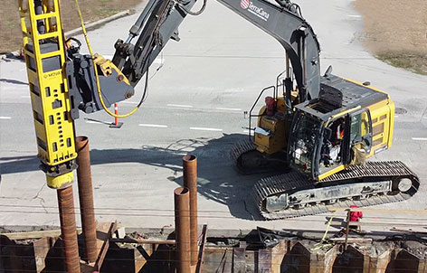 Driven Piling Contractors Vancouver BC Canada
