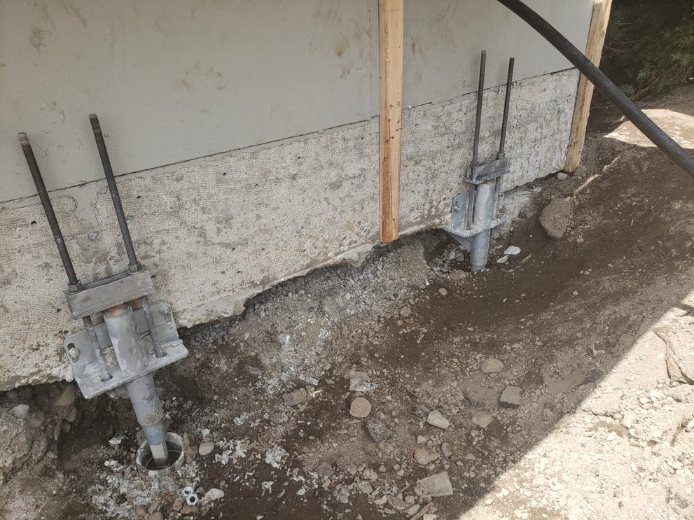 Helical Pile Underpinning brackets